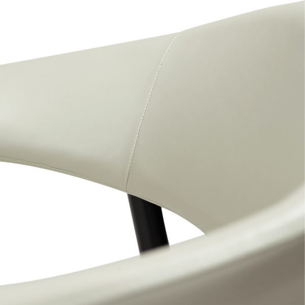 Oblazinjen jedilni stol Rover White - Image 6