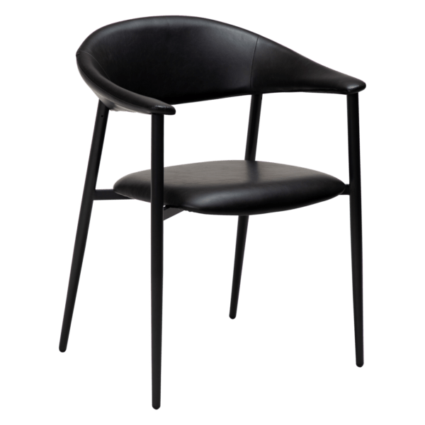 Oblazinjen jedilni stol Rover Black - Image 2