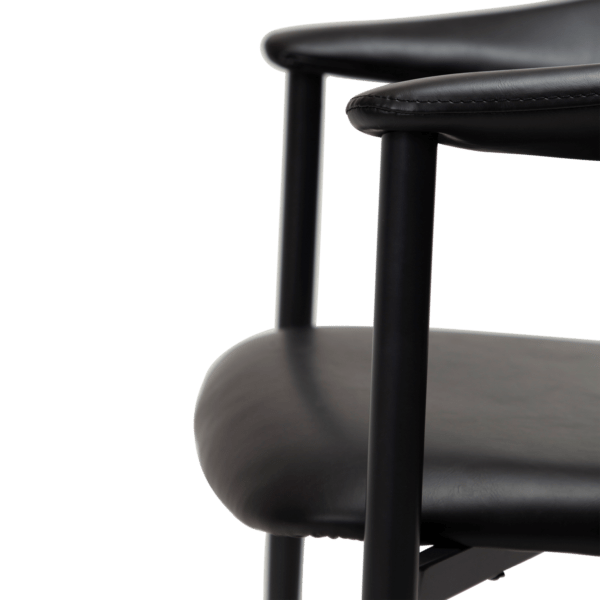 Oblazinjen jedilni stol Rover Black - Image 7