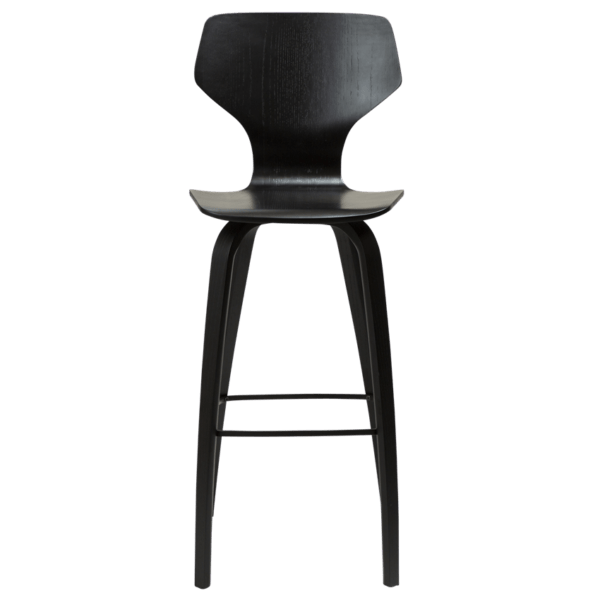 Leseni barski stol S.I.T chair Oak Black II - Image 3