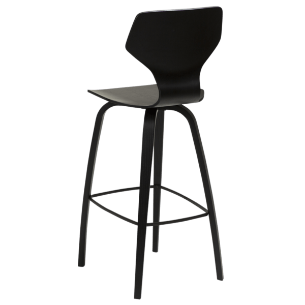 Leseni barski stol S.I.T chair Oak Black II - Image 6