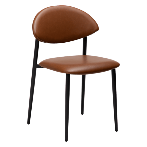 Oblazinjen jedilni stol Tush Brown - Image 2