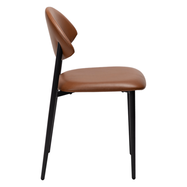 Oblazinjen jedilni stol Tush Brown - Image 4