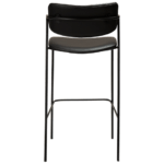 Oblazinjen barski stol Zed Black II 9