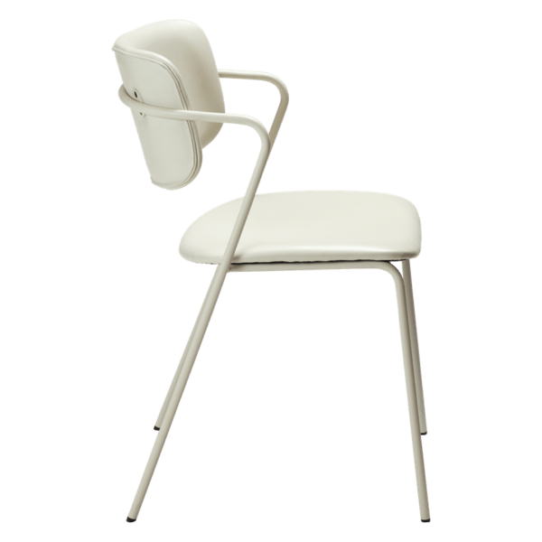 Oblazinjen jedilni stol Zed White - Image 5