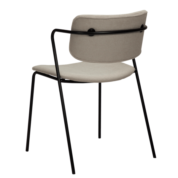 Oblazinjen jedilni stol Zed Beige - Image 5