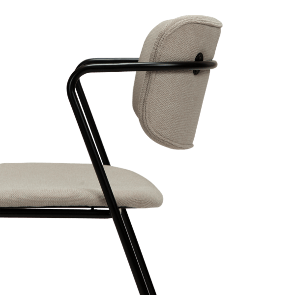 Oblazinjen jedilni stol Zed Beige - Image 6