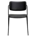 Oblazinjen jedilni stol Zed Black 7