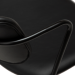 Oblazinjen jedilni stol Zed Black 3