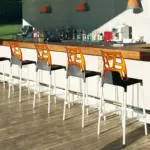Plastičen gostinski barski stol Ego Rock Bar Stool 11