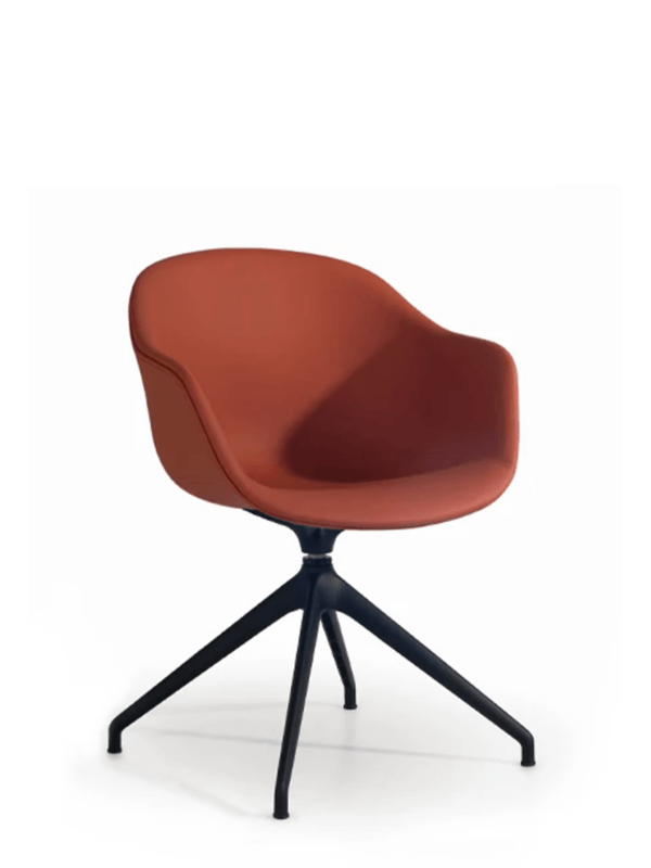 Oblazinjen gostinski stol Globe K Swivel Soft