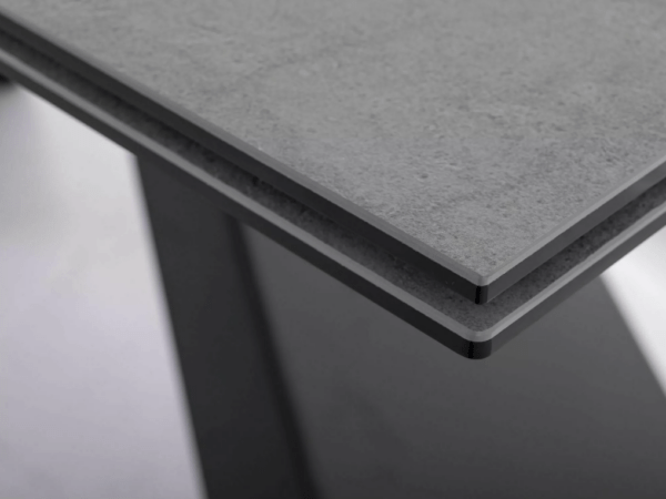 Keramična jedilna miza Duna 160 Grey - Image 6