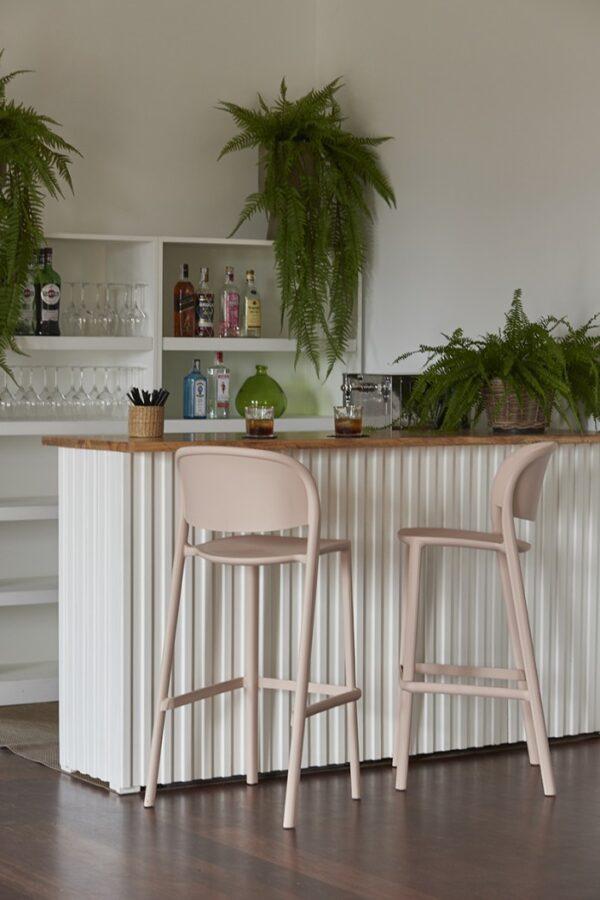 Plastičen gostinski barski stol Trena Stool - Image 10
