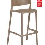 Plastičen gostinski barski stol Trena Stool 9