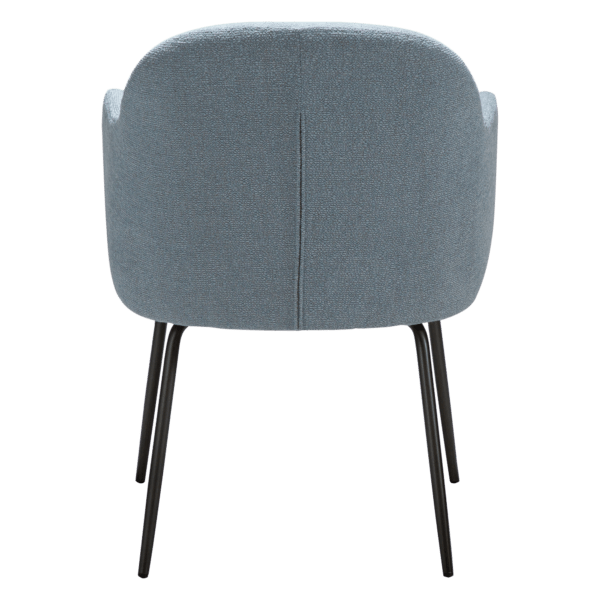 Oblazinjen jedilni stol Bae Blue Fog - Image 4