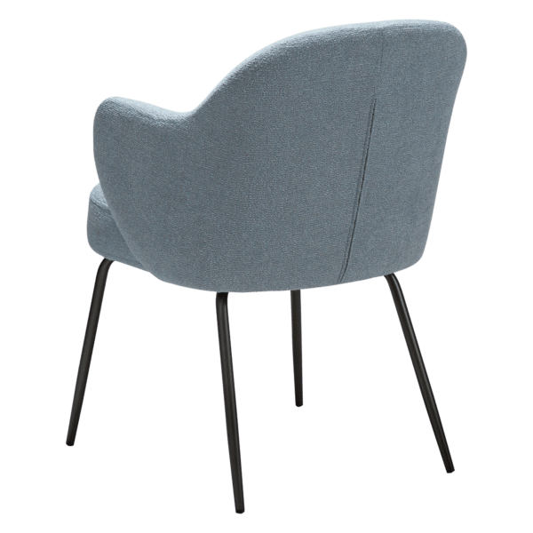 Oblazinjen jedilni stol Bae Blue Fog - Image 5