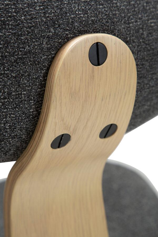 Jedilni stol Buckle Grey - Image 7