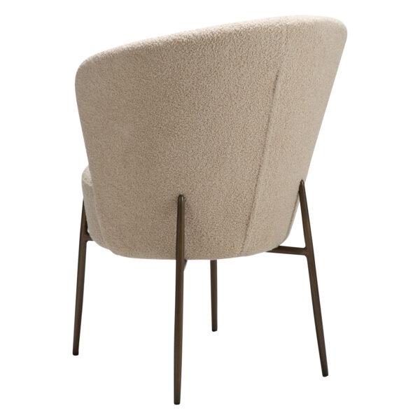 Oblazinjen jedilni stol Orbit Almond - Image 4