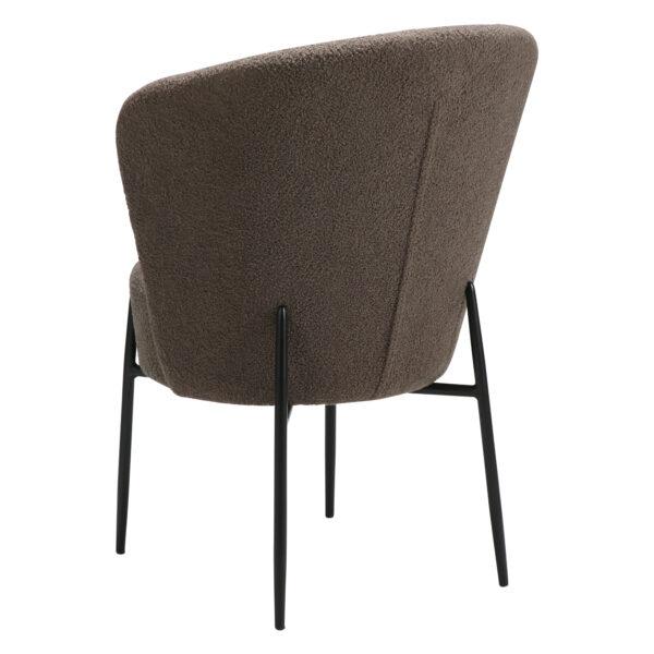 Oblazinjen jedilni stol Orbit Brown - Image 5