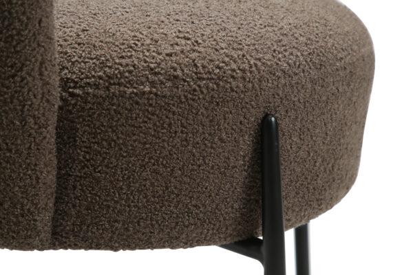 Oblazinjen jedilni stol Orbit Brown - Image 4