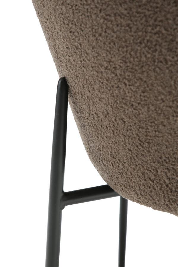 Oblazinjen jedilni stol Orbit Brown - Image 3