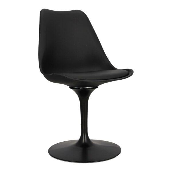 Plastični jedilni stol Tulpe Black - Image 2