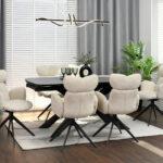 Oblazinjen jedilni stol Calliope 9