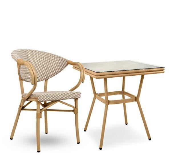 Vrtna miza Cafe Creme 70 - Image 2