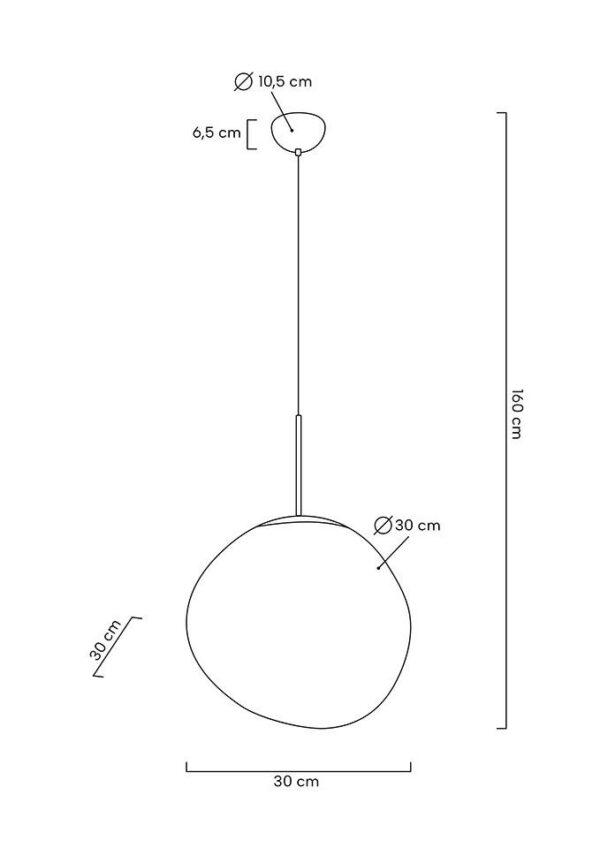 Viseča svetilka Obesek Fusion 30 - Image 2