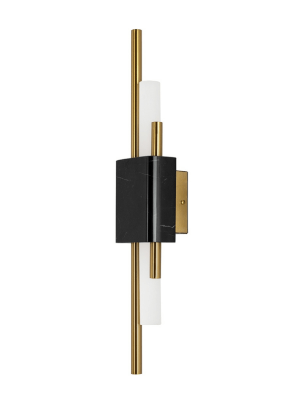 Stenska svetilka Evans Black/Gold