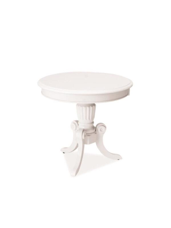 Lesena mizica Antique 60 White