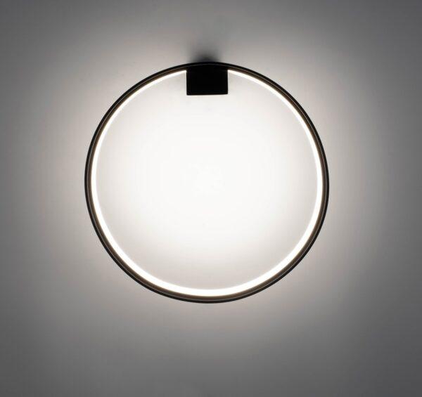 Stenska svetilka Circle Wall Black - Image 4