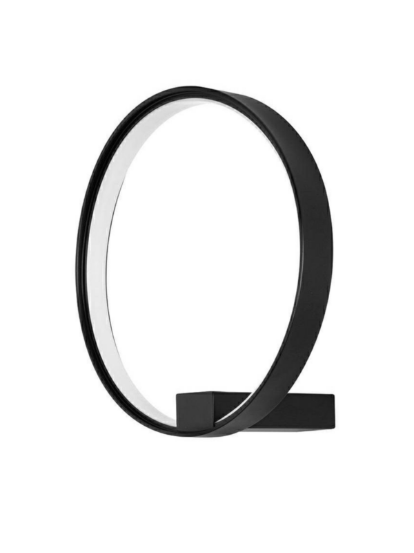 Stenska svetilka Circle Wall Black