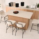 Oblazinjen barski stol Aaliyah 27