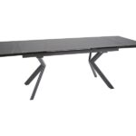 Keramična jedilna miza NORTH BLACK 3
