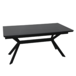 Keramična jedilna miza KARLO 160 BLACK 1