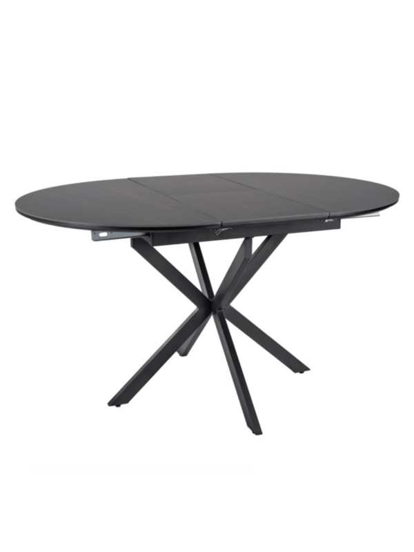 Lesena jedilna miza Lori Black Ceramic