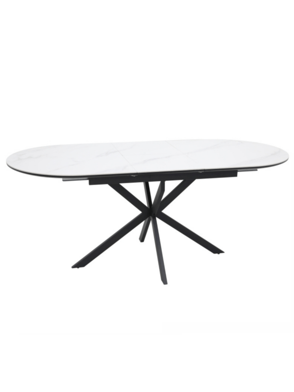 Jedilna miza Lori 140 White Ceramic