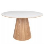 Jedilna miza Zenith 120 White Ceramic 1