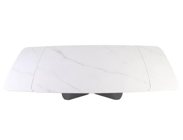 Keramična jedilna miza ARDEN WHITE - Image 3