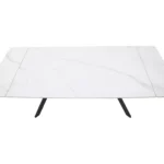 Keramična jedilna miza KARLO 180 WHITE 9