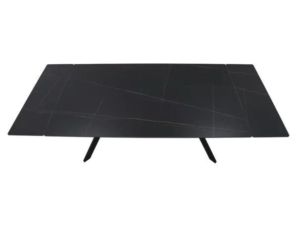 Keramična jedilna miza KARLO 160 BLACK - Image 7