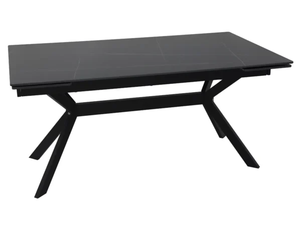 Keramična jedilna miza KARLO 160 BLACK - Image 5
