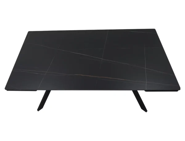 Keramična jedilna miza KARLO 180 BLACK - Image 5