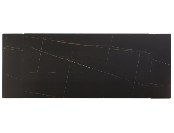 Keramična jedilna miza KARLO 180 BLACK - Image 2