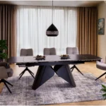Keramična jedilna miza ARDEN BLACK 15