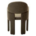 Oblazinjen jedilni stol Aole Dark Olive 9