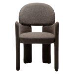 Oblazinjen jedilni stol Aole Brown 5