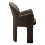 Oblazinjen jedilni stol Aole Brown 7
