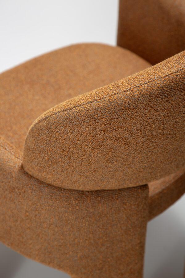 Oblazinjen jedilni stol Aole Pumpkin spice - slika 9